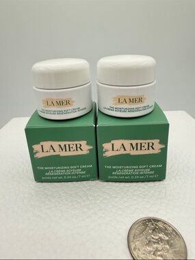 La Mer soft cream deluxe size 7ml *2pc